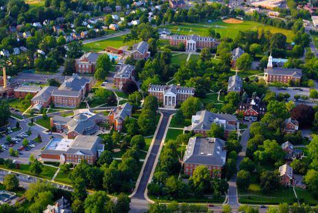 Hood College Aerial View